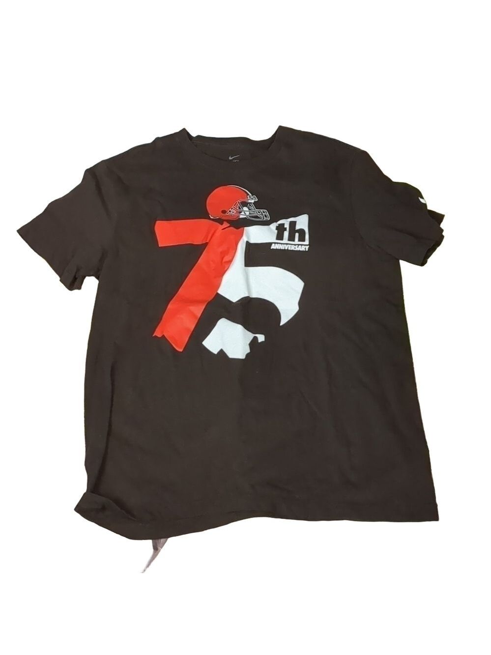 NIKE Cleveland browns 75th anniversary tee size medium